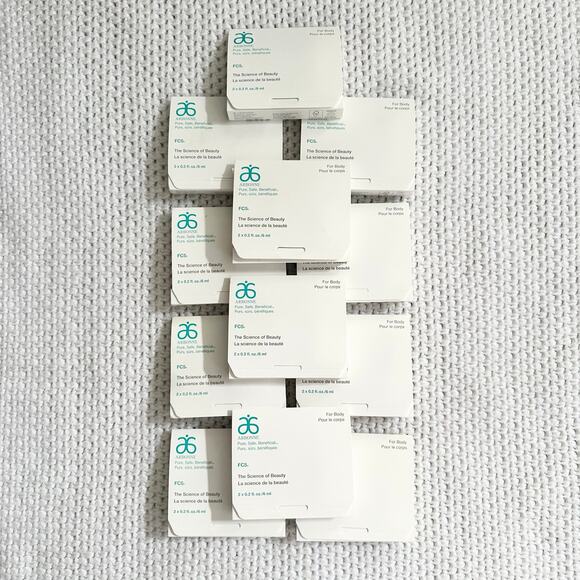 Arbonne FC5 For Body Science of Beauty Cleanser Lotion Travel Sample Set 16 - Picture 1 of 4